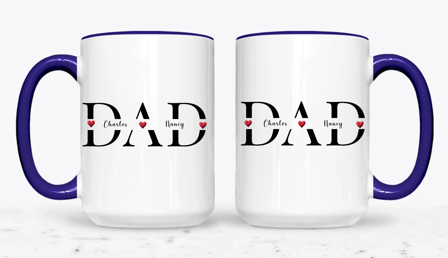 15oz  Dark Blue 2-Mug SM