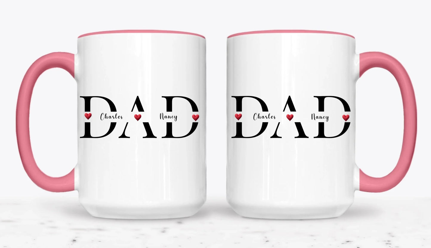 15oz  Pink 2-Mug SM