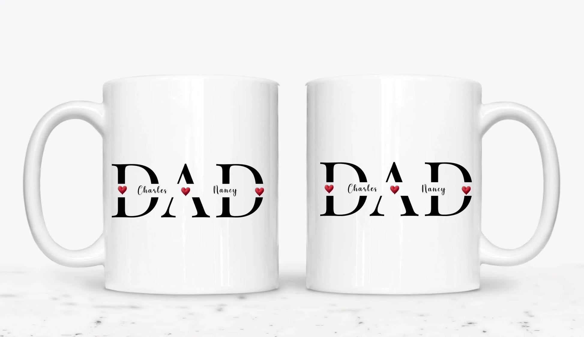 11oz White 2-Mug SM