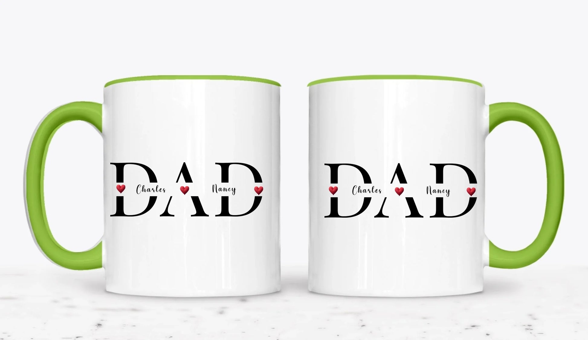 11oz Green 2-Mug