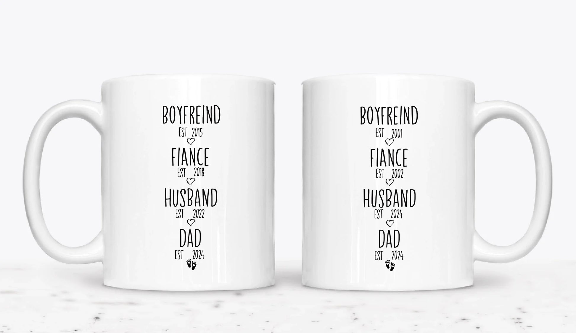 11oz White 2-Mug SM