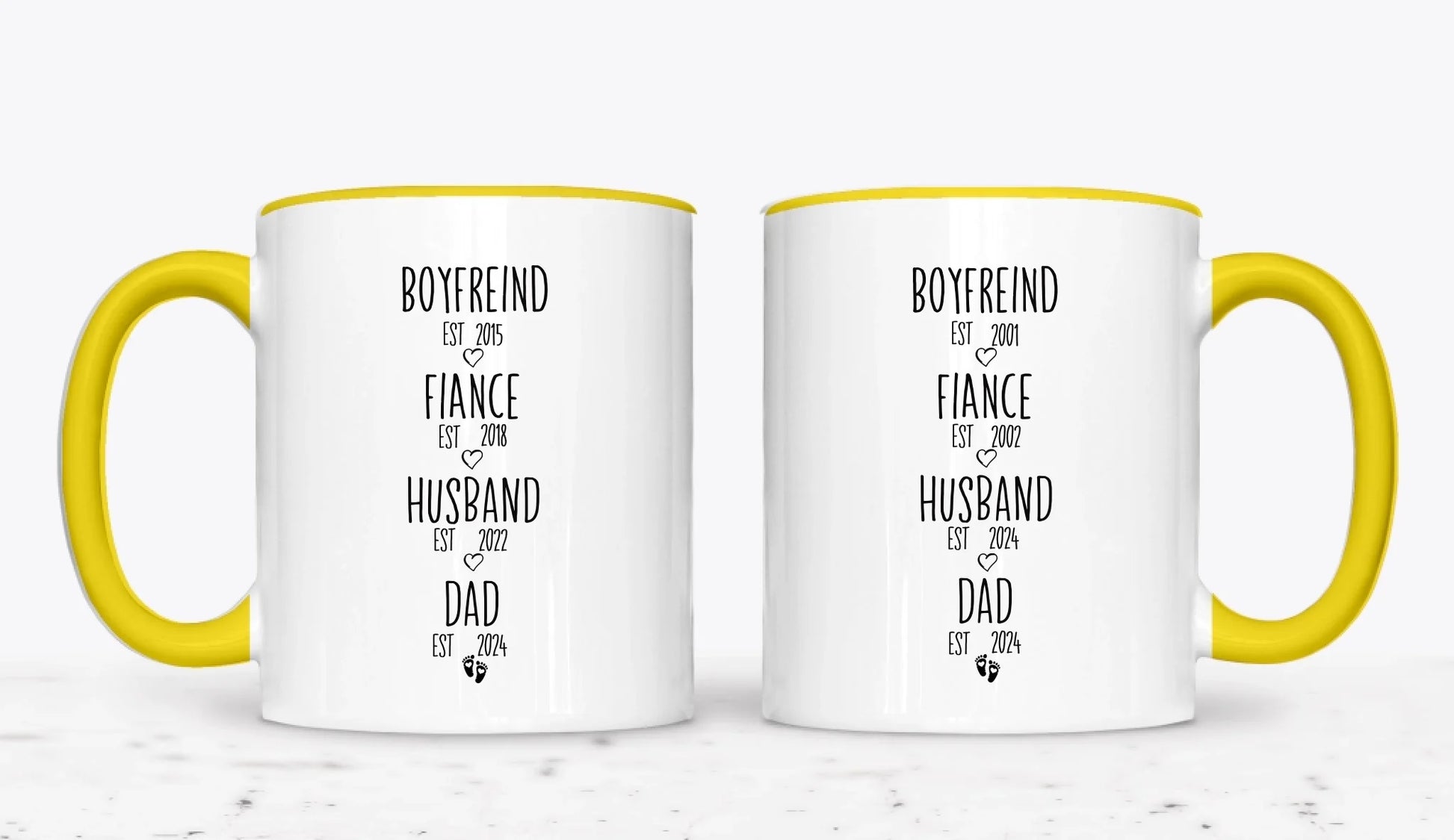 11oz  Yellow 2-Mug SM