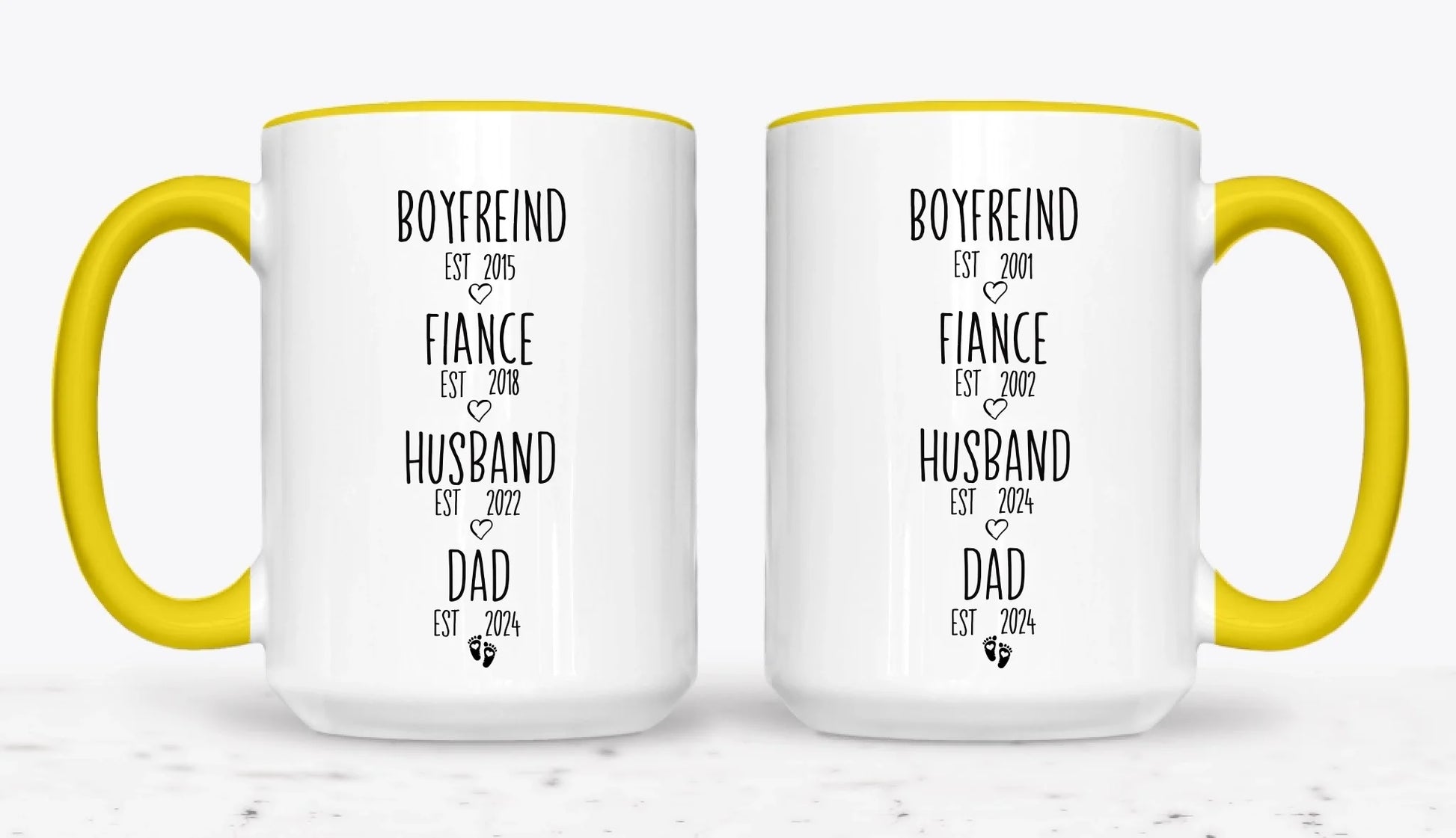 15oz  Yellow 2-Mug SM