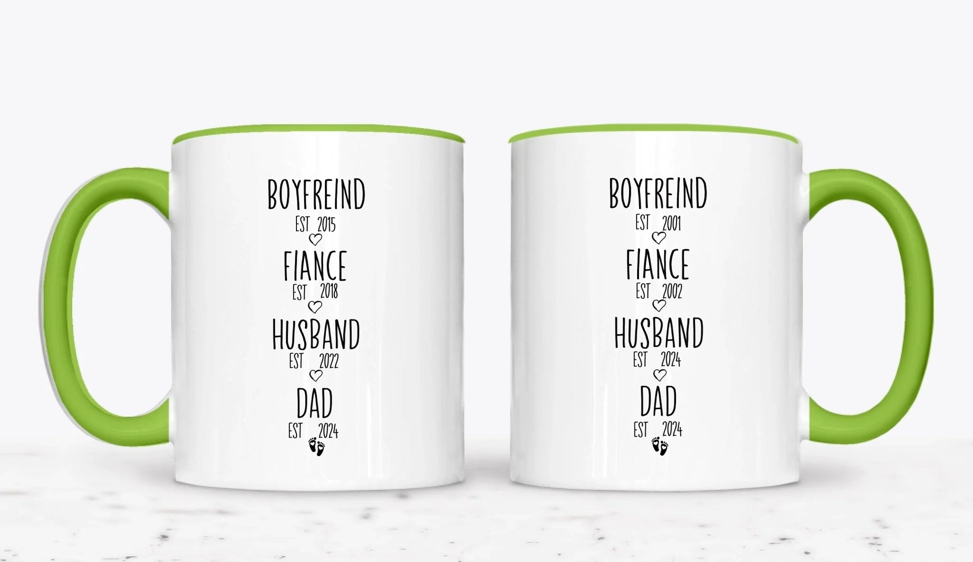 11oz Green 2-Mug