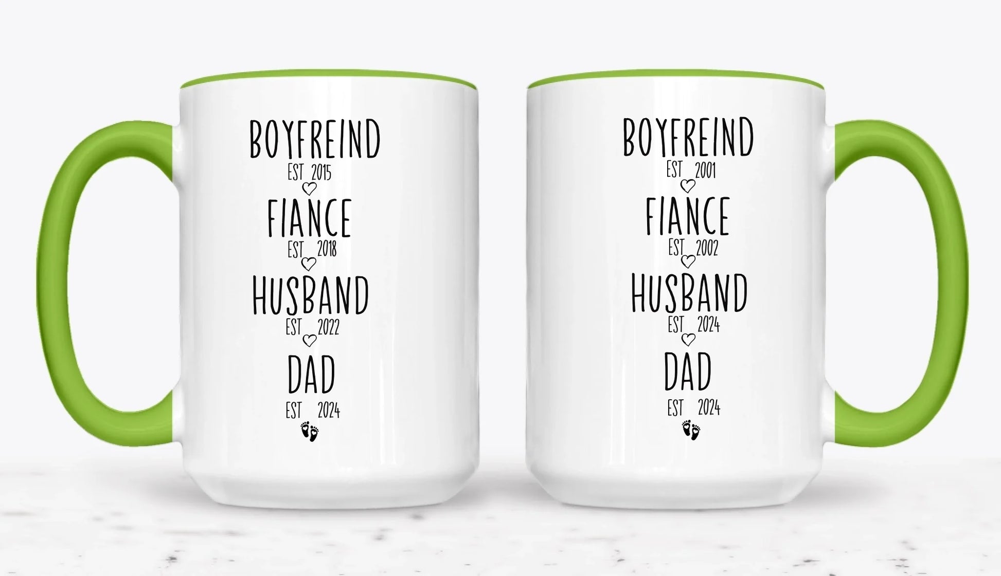 15oz Green 2-Mug SM