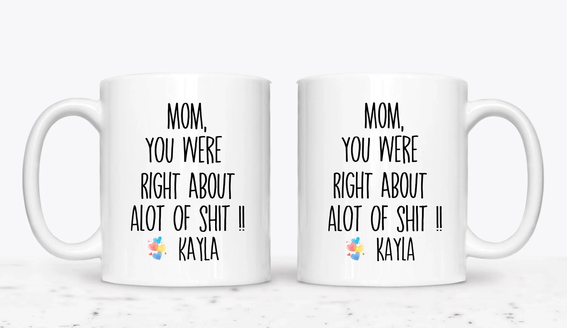 11oz White 2-Mug SM