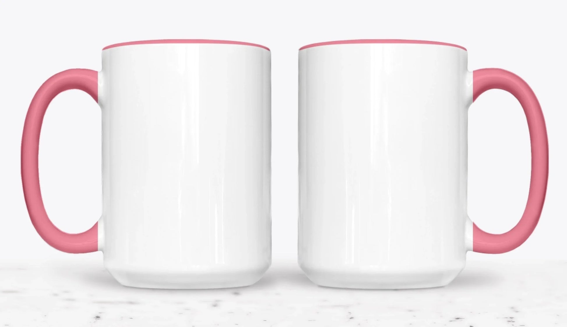 15oz  Pink 2-Mug SM
