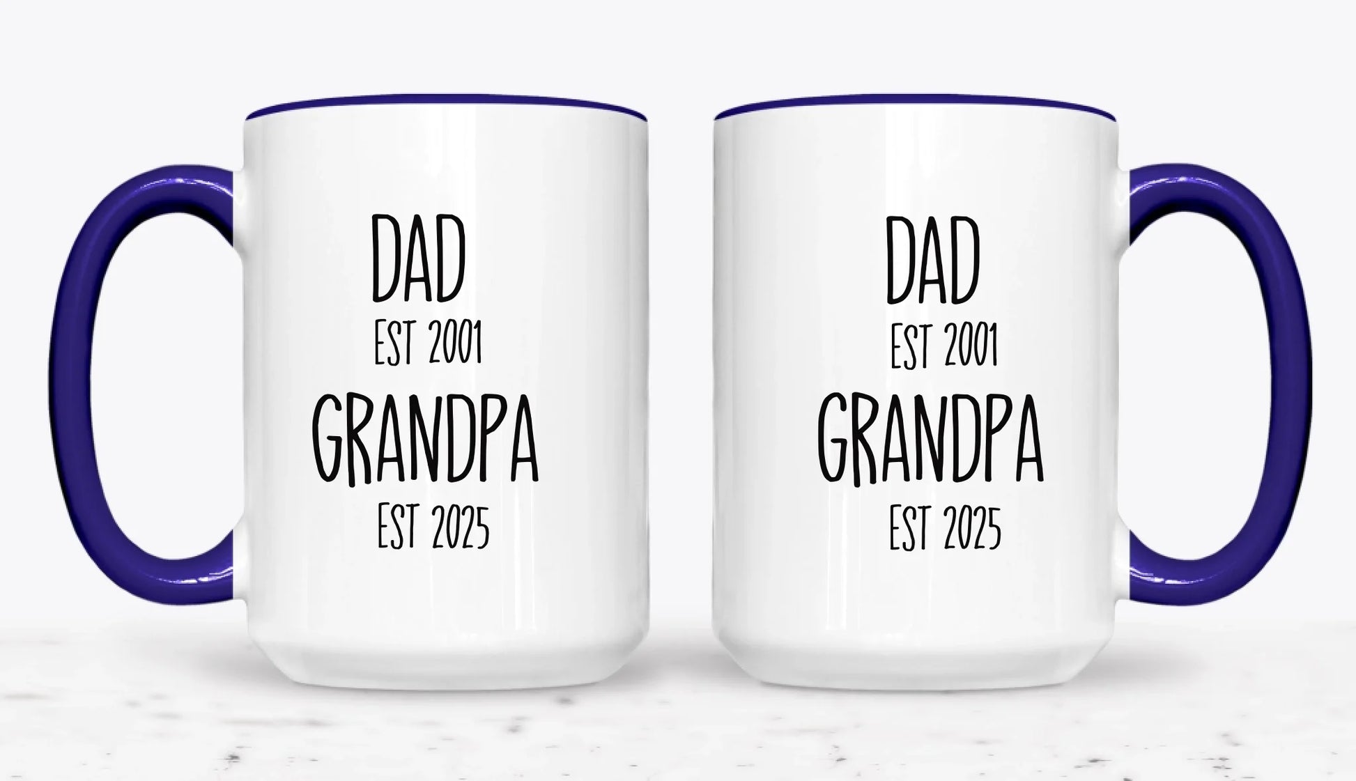 15oz  Dark Blue 2-Mug SM
