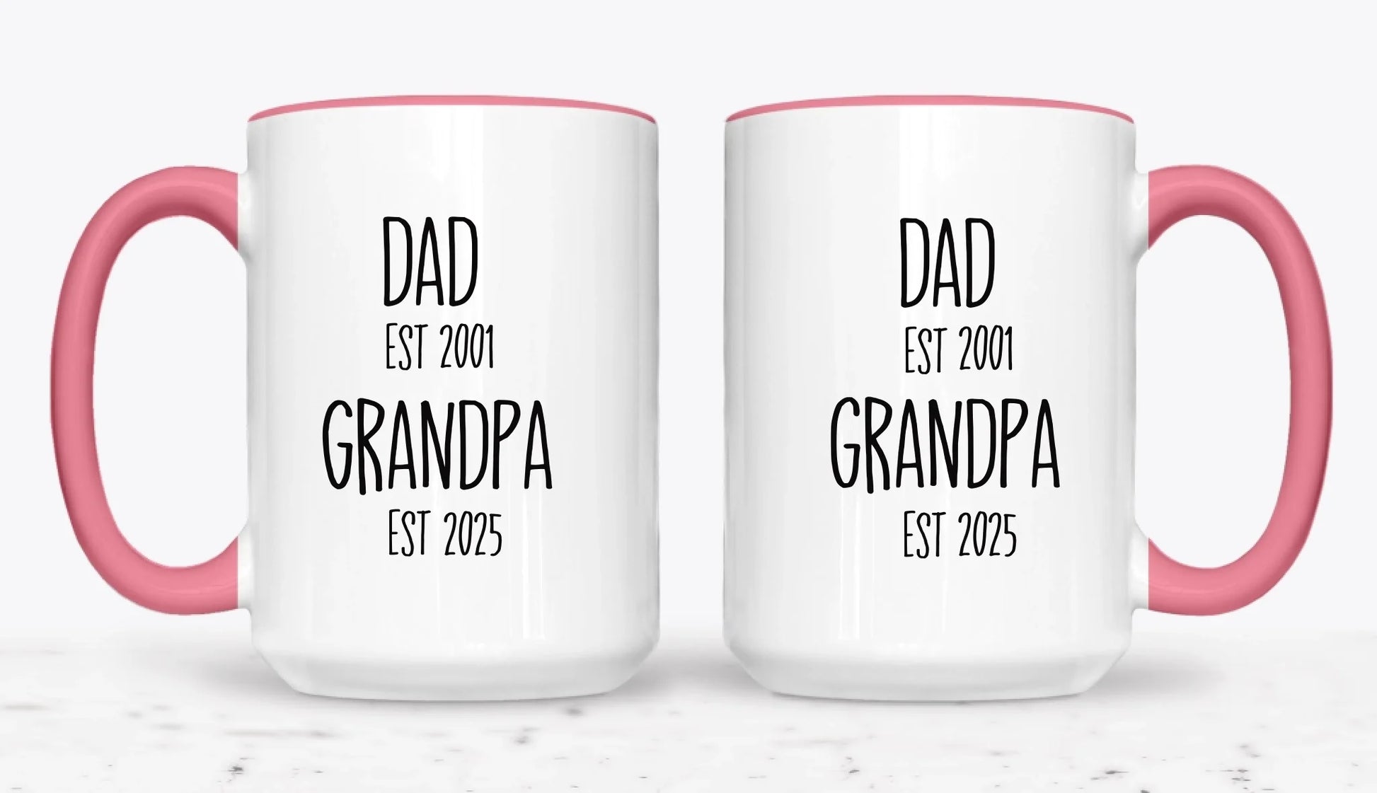 15oz  Pink 2-Mug SM