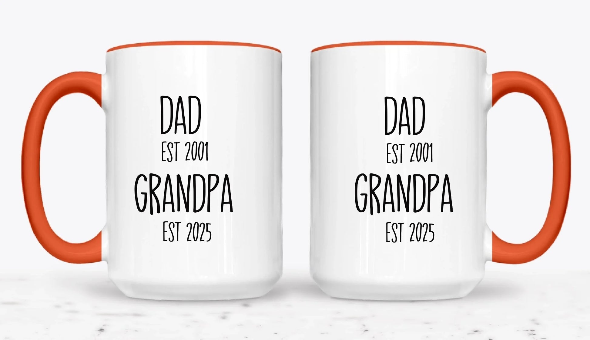 15oz Orange 2-Mug SM