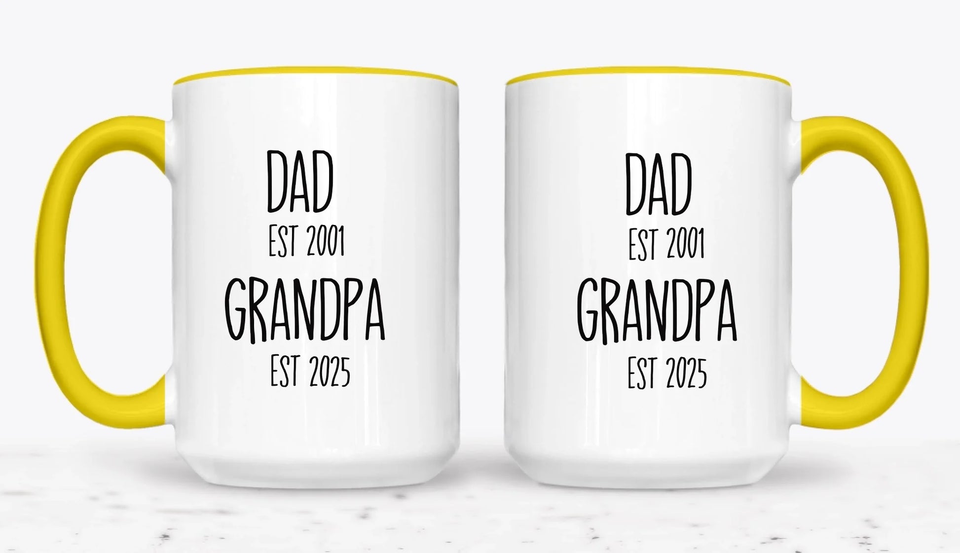 15oz  Yellow 2-Mug SM