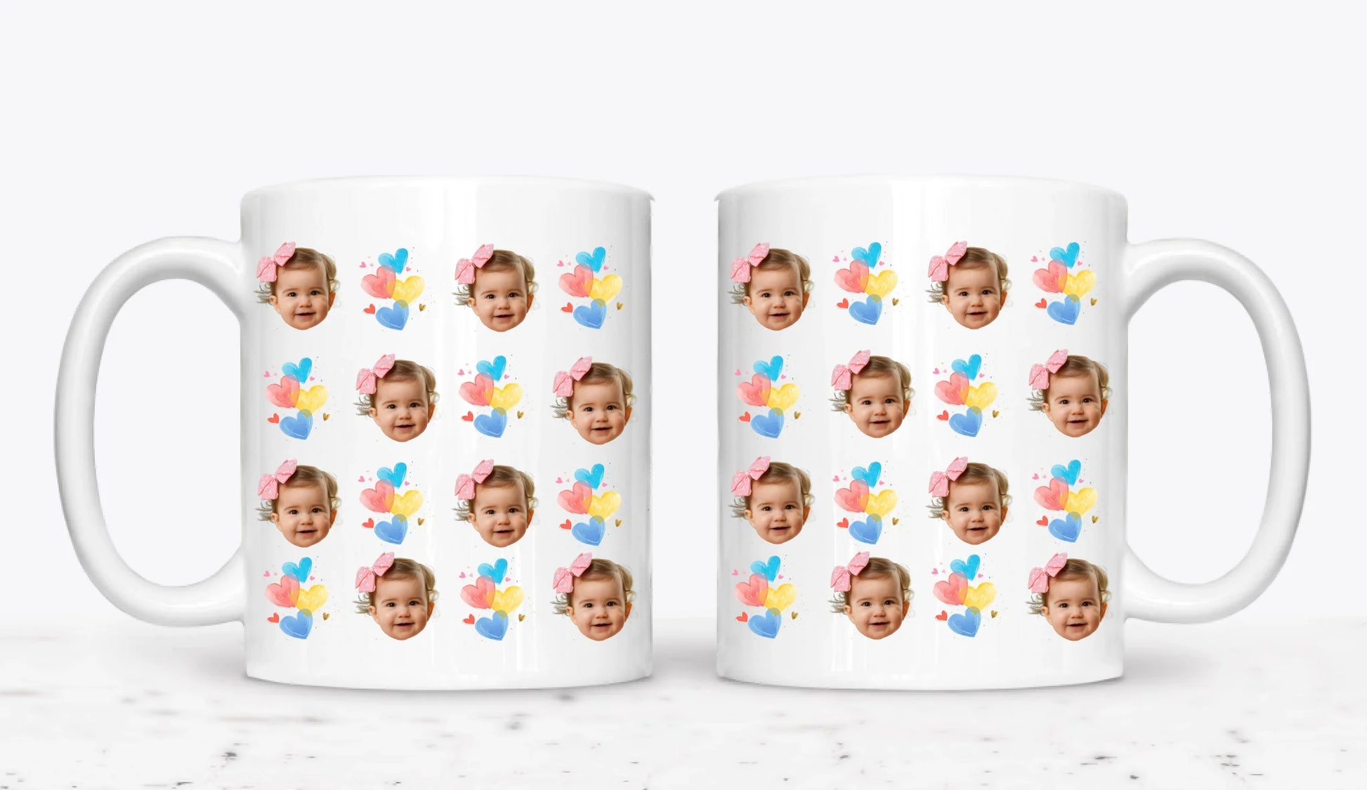 11oz White 2-Mug SM