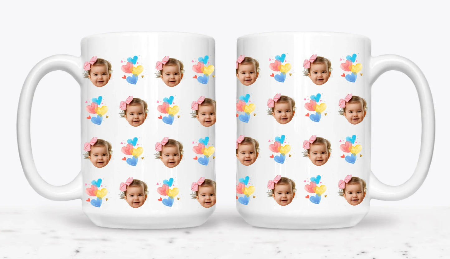 15oz White 2-Mug SM
