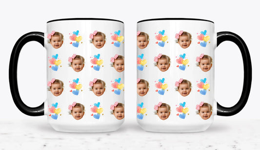 15oz  Black 2-Mug SM