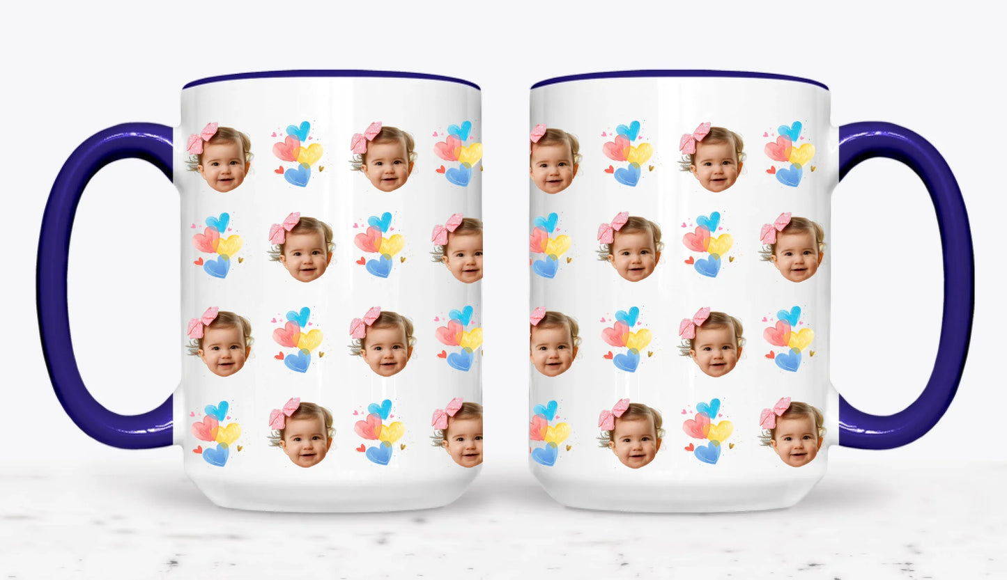 15oz  Dark Blue 2-Mug SM