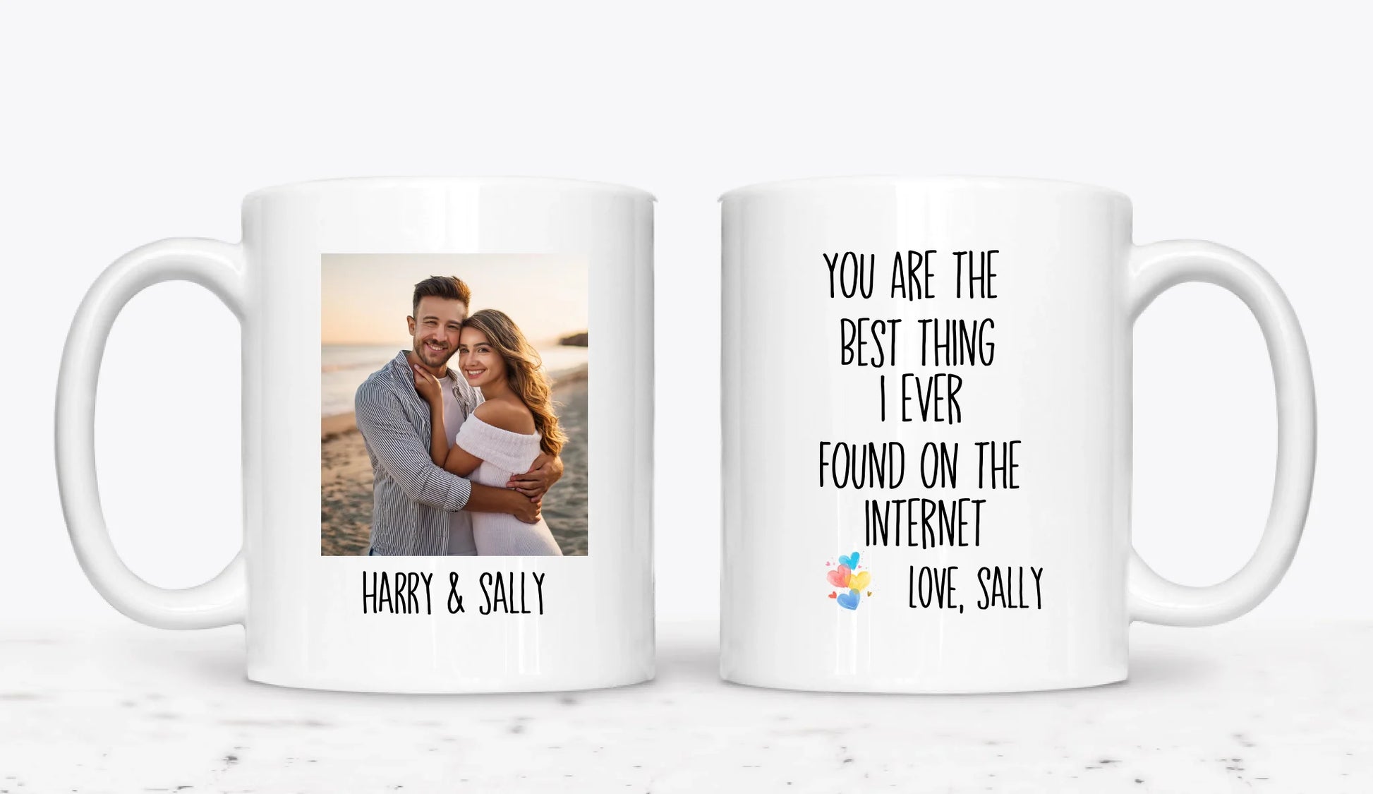11oz White 2-Mug SM