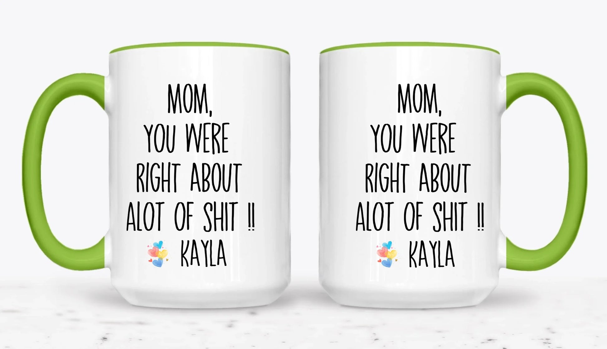 15oz Green 2-Mug SM