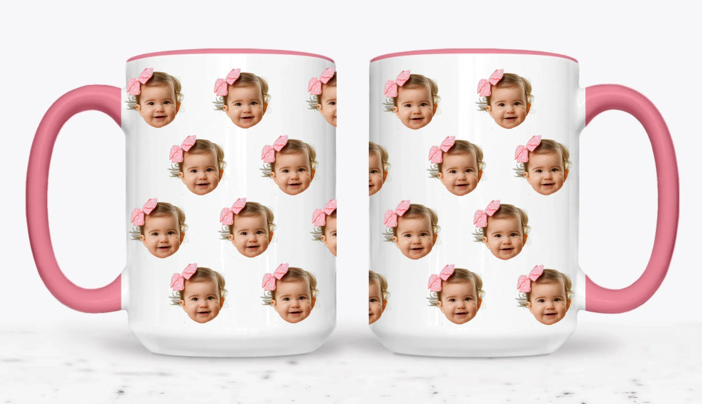 15oz  Pink 2-Mug SM