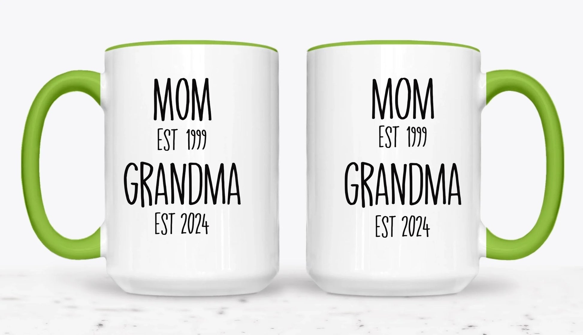 15oz Green 2-Mug SM