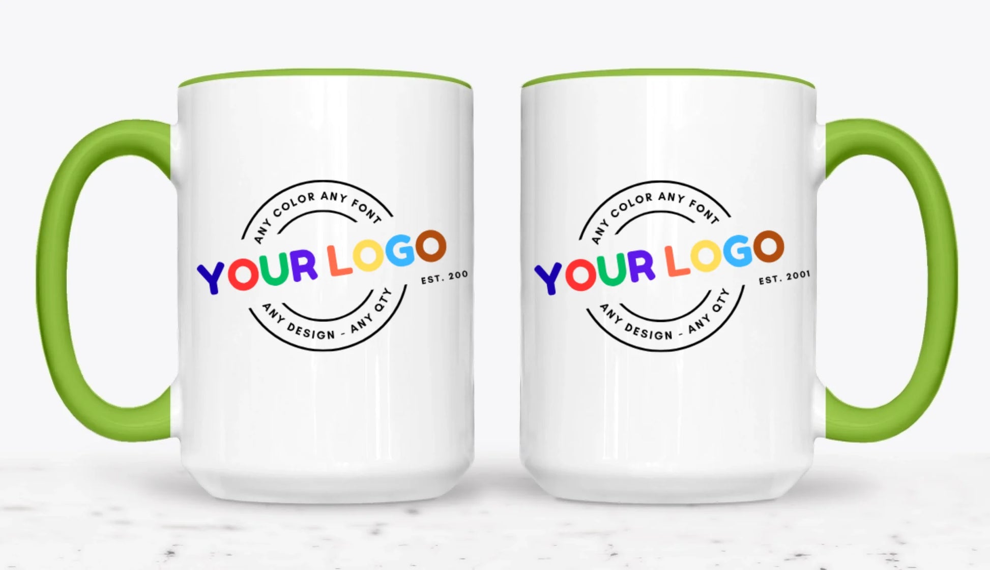 15oz Green 2-Mug SM