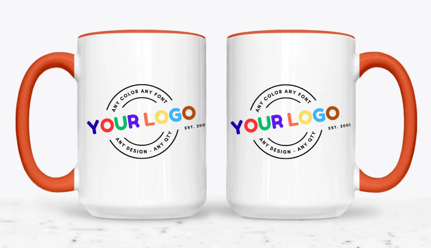 15oz Orange 2-Mug SM