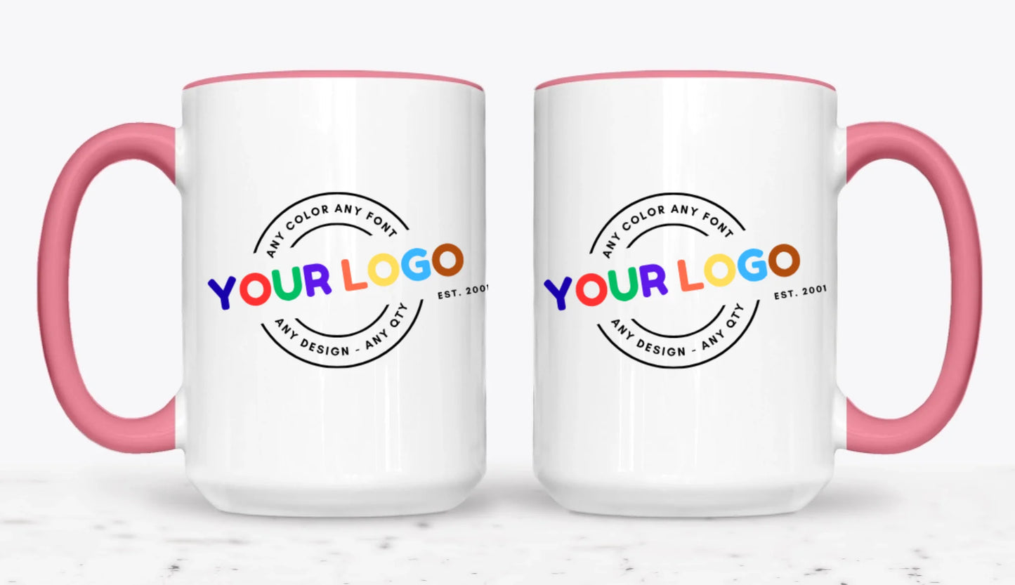 15oz  Pink 2-Mug SM