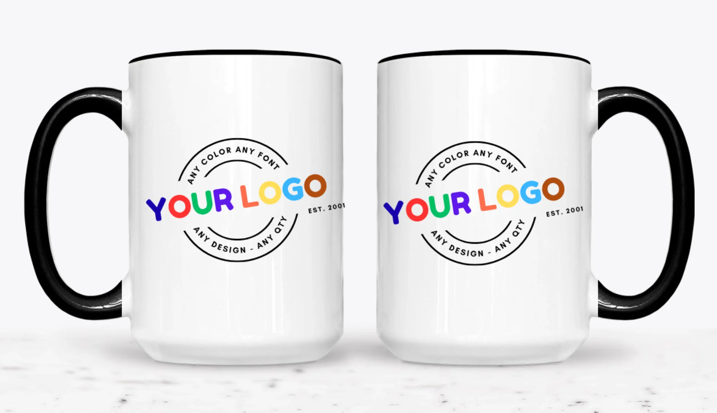 15oz  Black 2-Mug SM