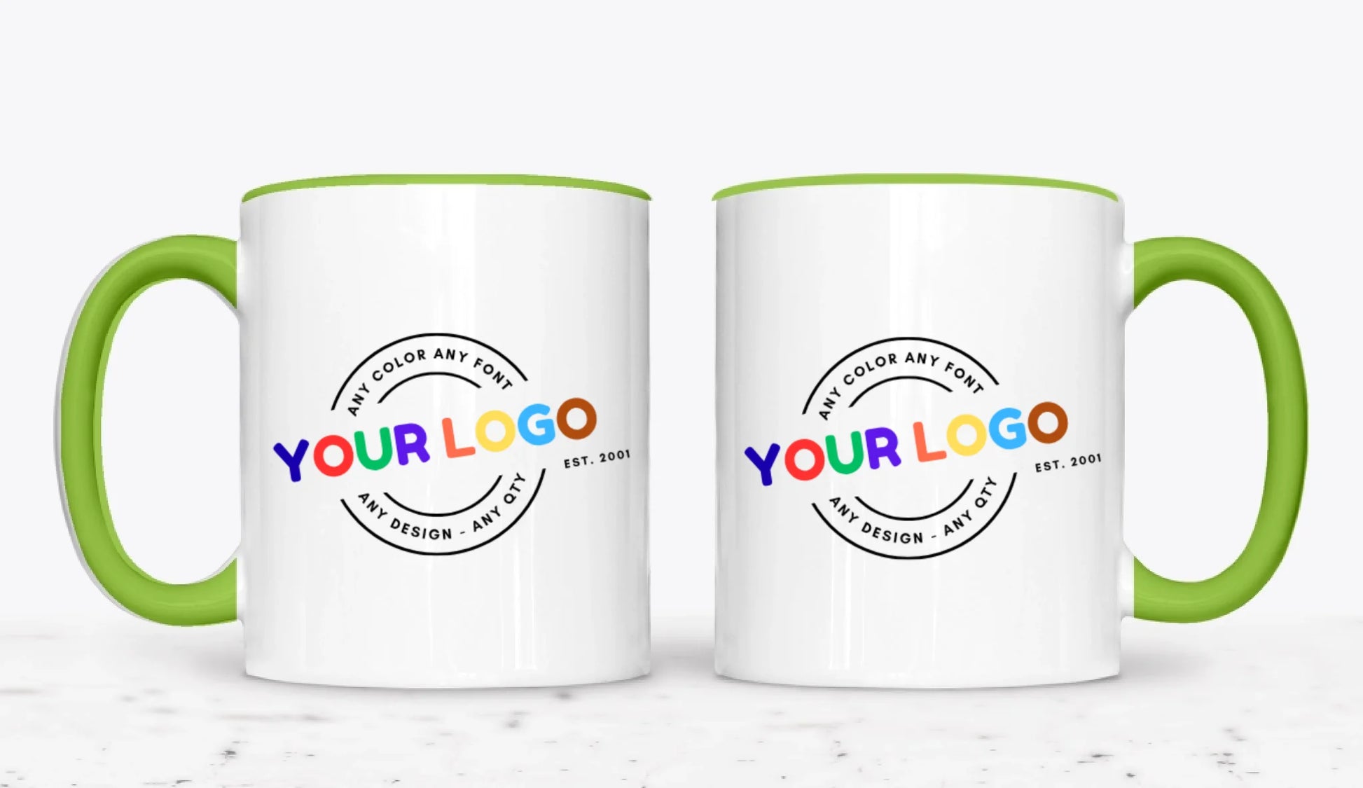 11oz Green 2-Mug