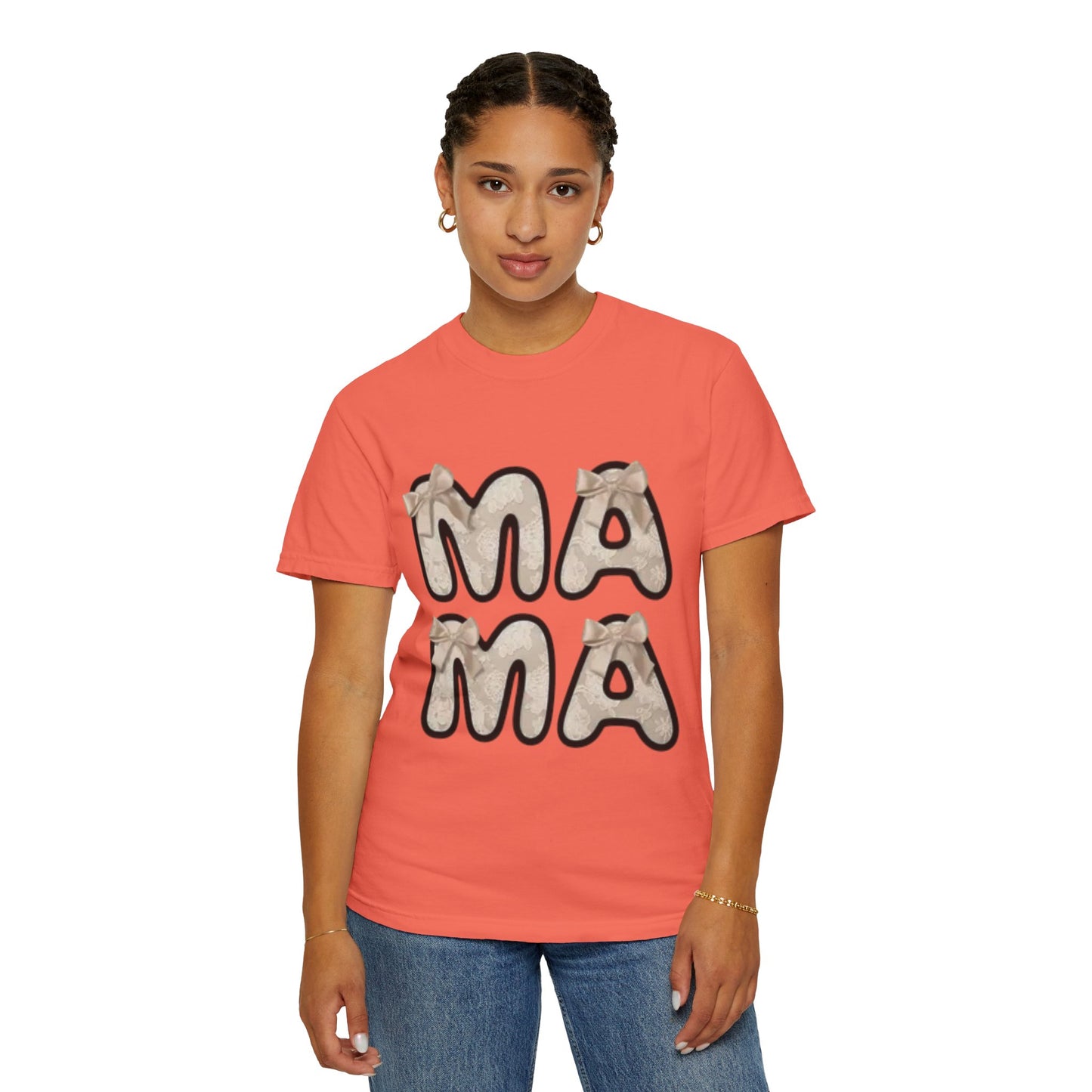 Comfort Colors 'Mama' Love Garment-Dyed Unisex T-Shirt - Perfect for Mother's Day Gift Asst. Colors & Sizes