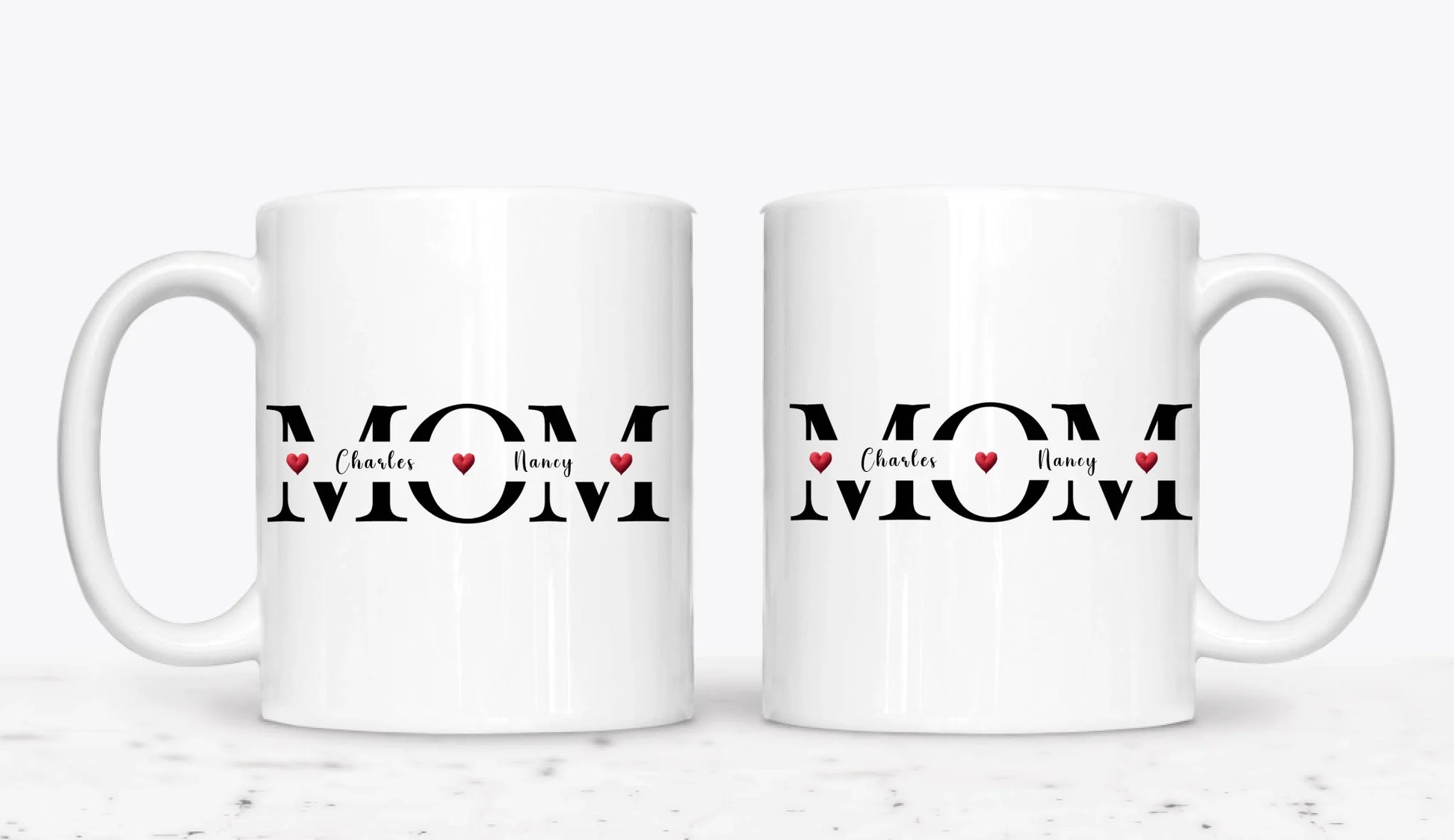 11oz White 2-Mug SM