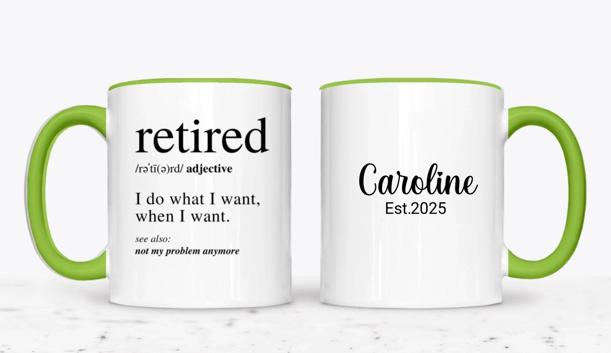 11oz Green 2-Mug