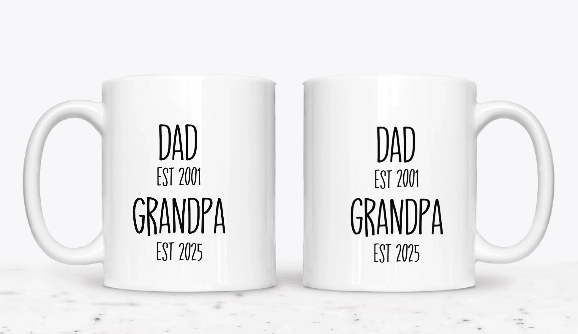 11oz White 2-Mug SM