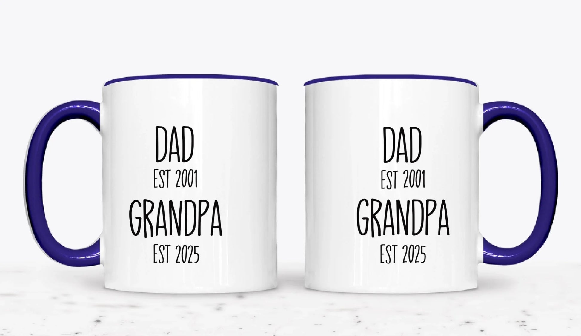 11oz  Dark Blue 2-Mug SM