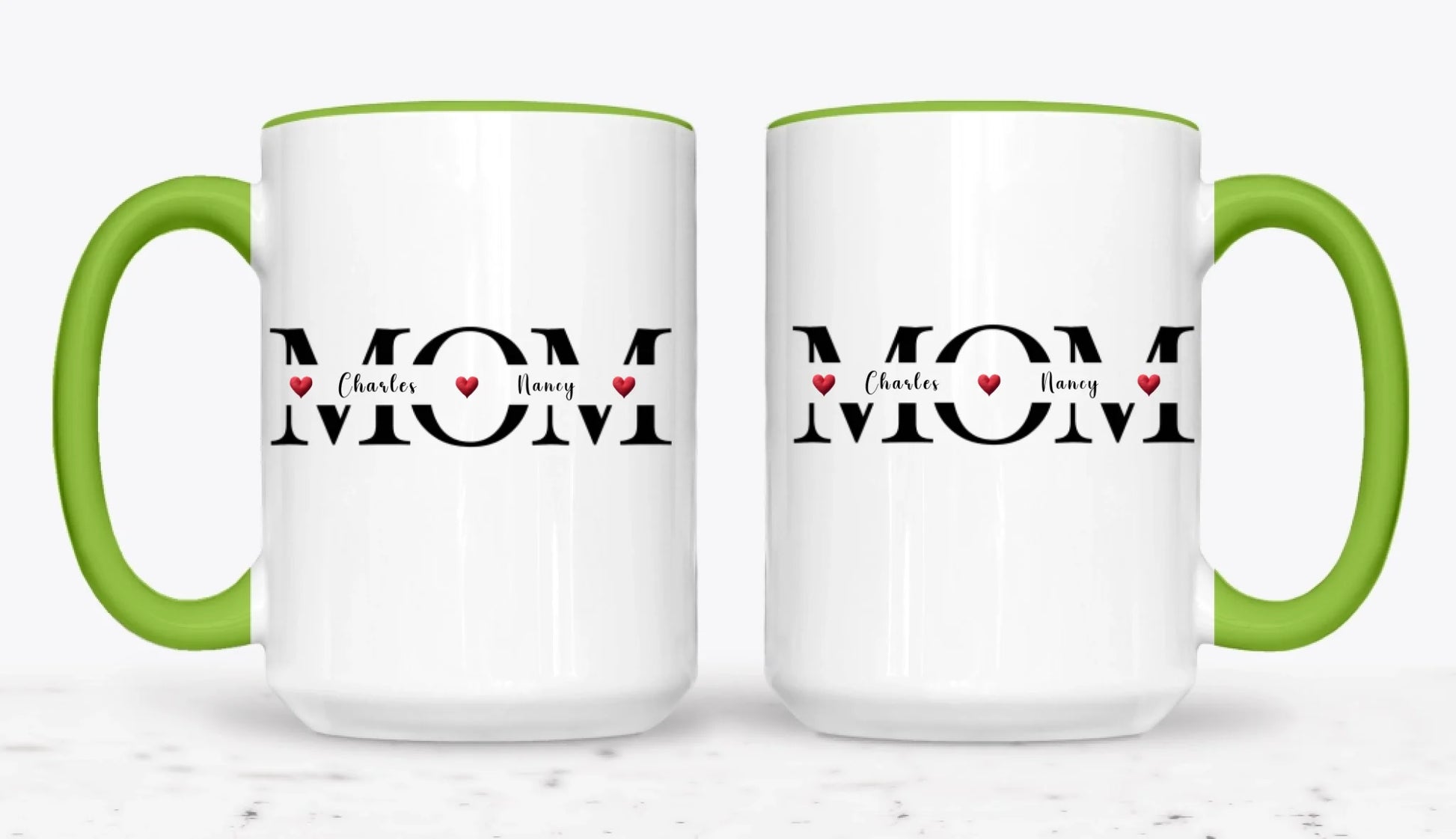 15oz Green 2-Mug SM