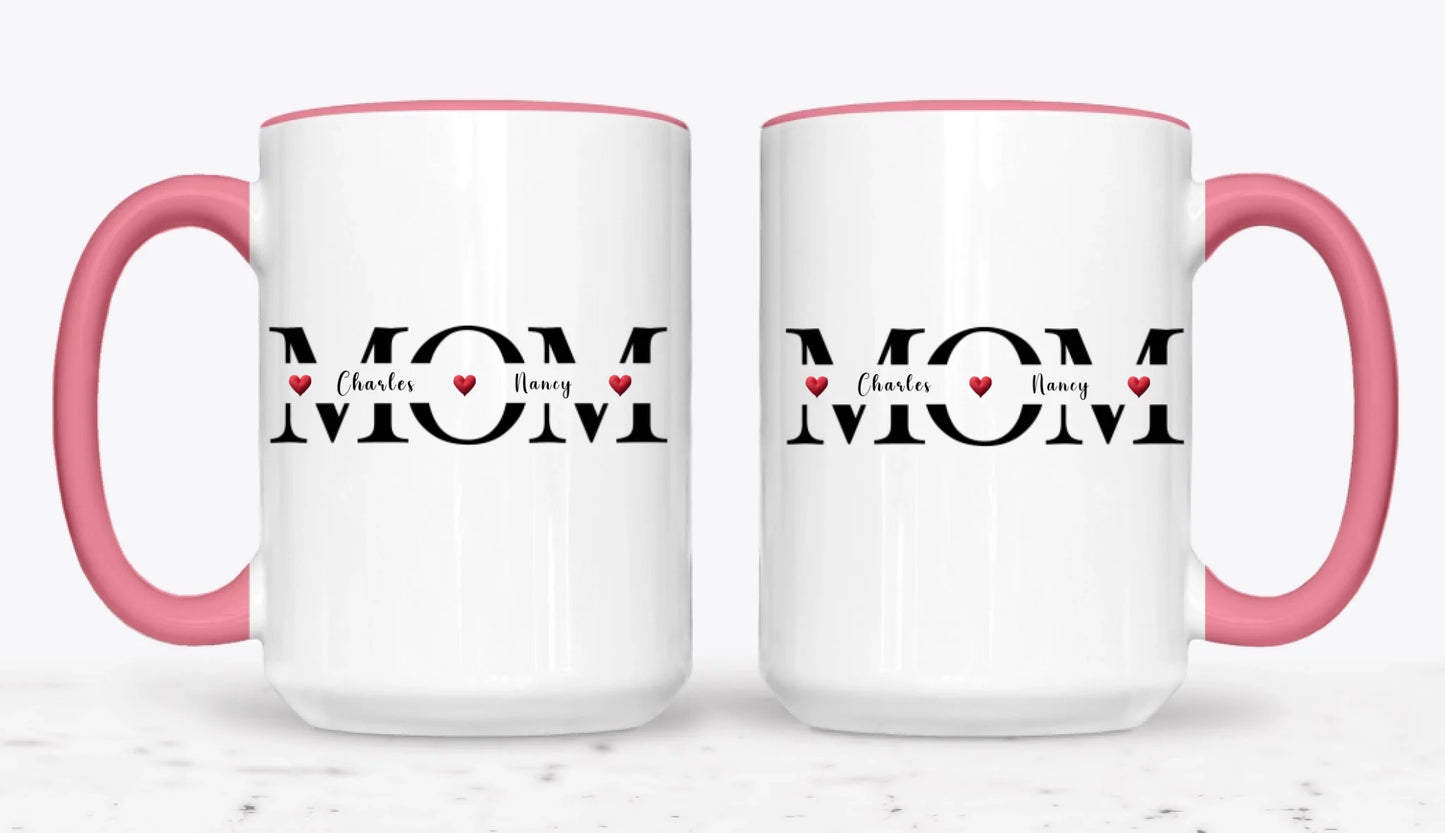 15oz  Pink 2-Mug SM