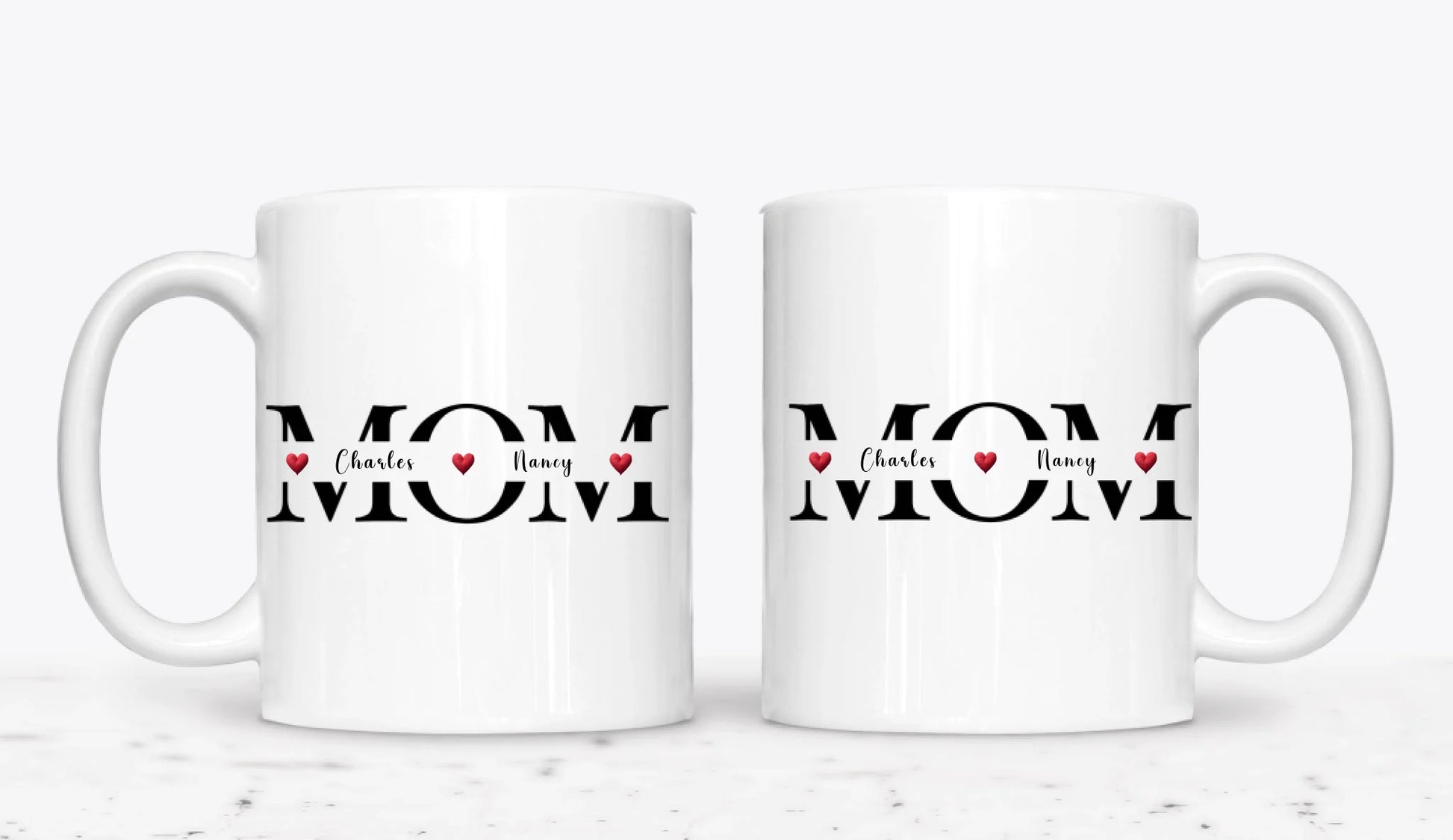 11oz White 2-Mug SM