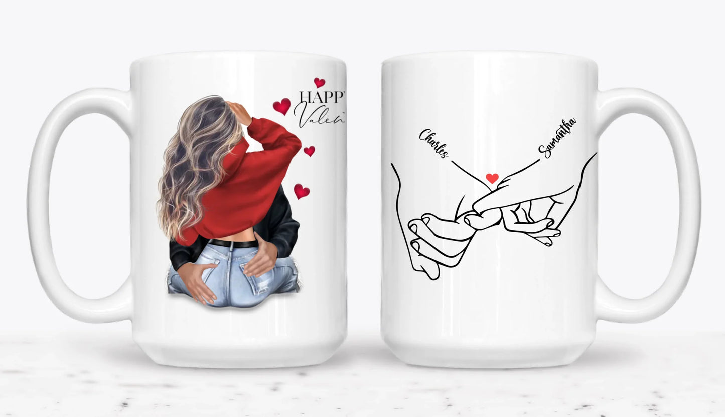 15oz White 2-Mug SM