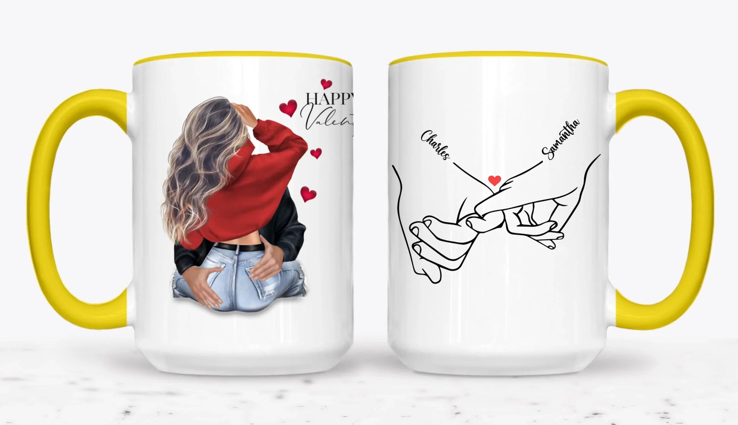 15oz  Yellow 2-Mug SM