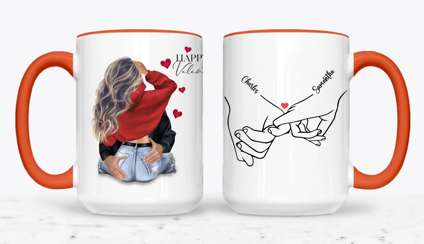 15oz Orange 2-Mug SM
