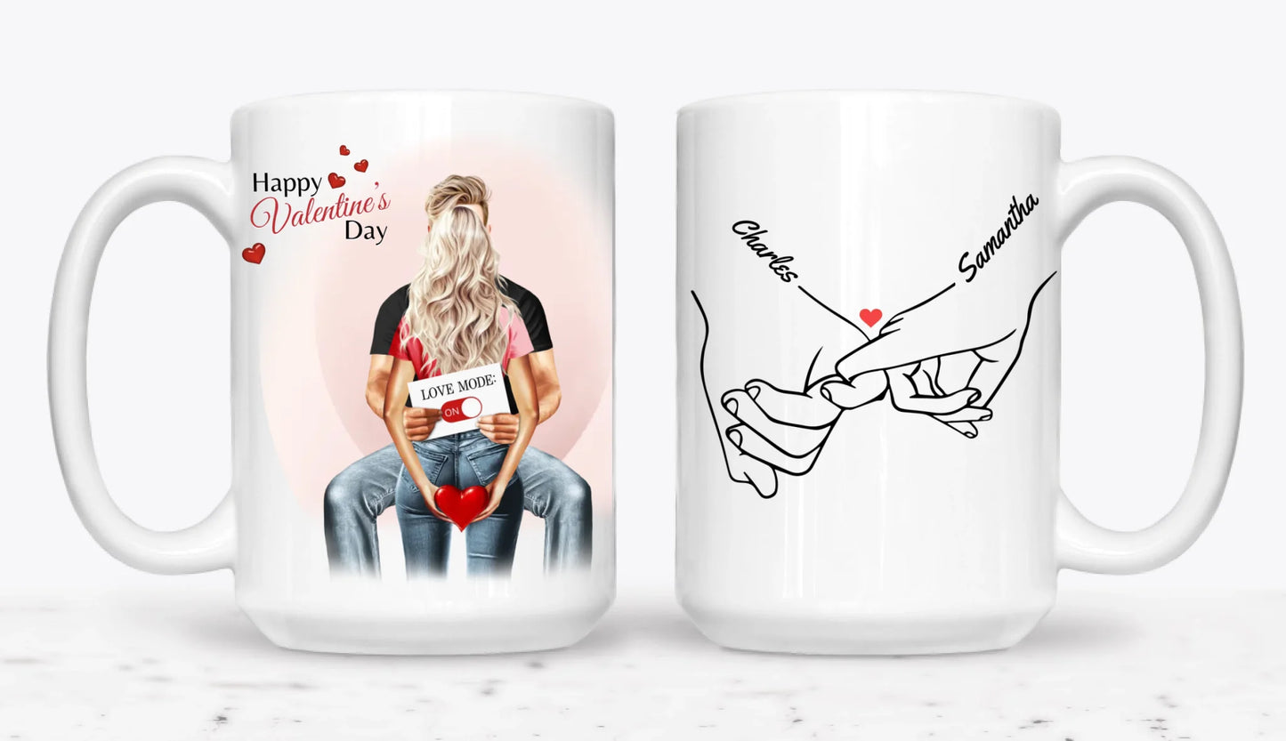 15oz White 2-Mug SM