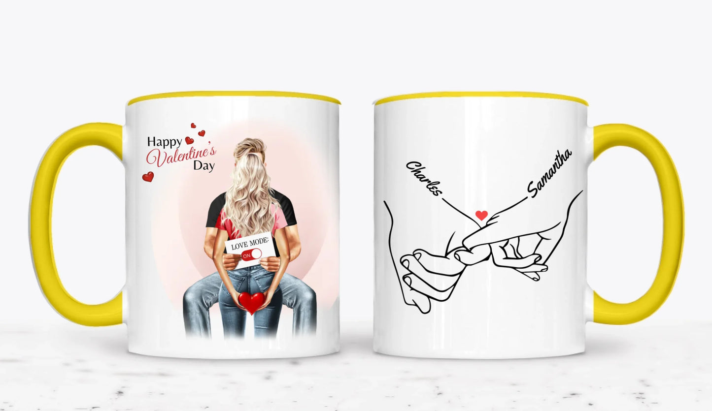 11oz  Yellow 2-Mug SM