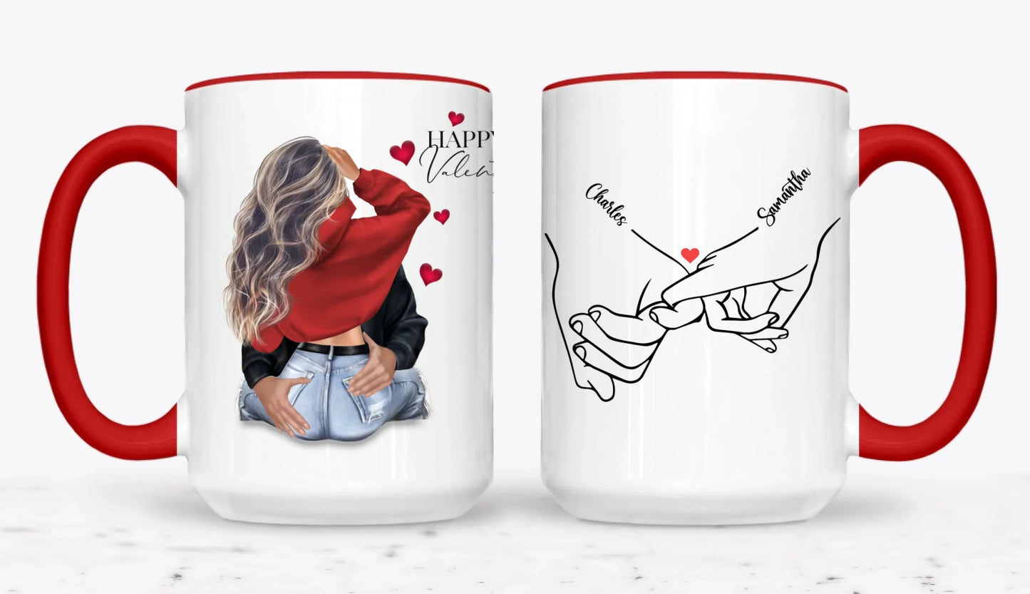 15oz  RED 2-Mug SM