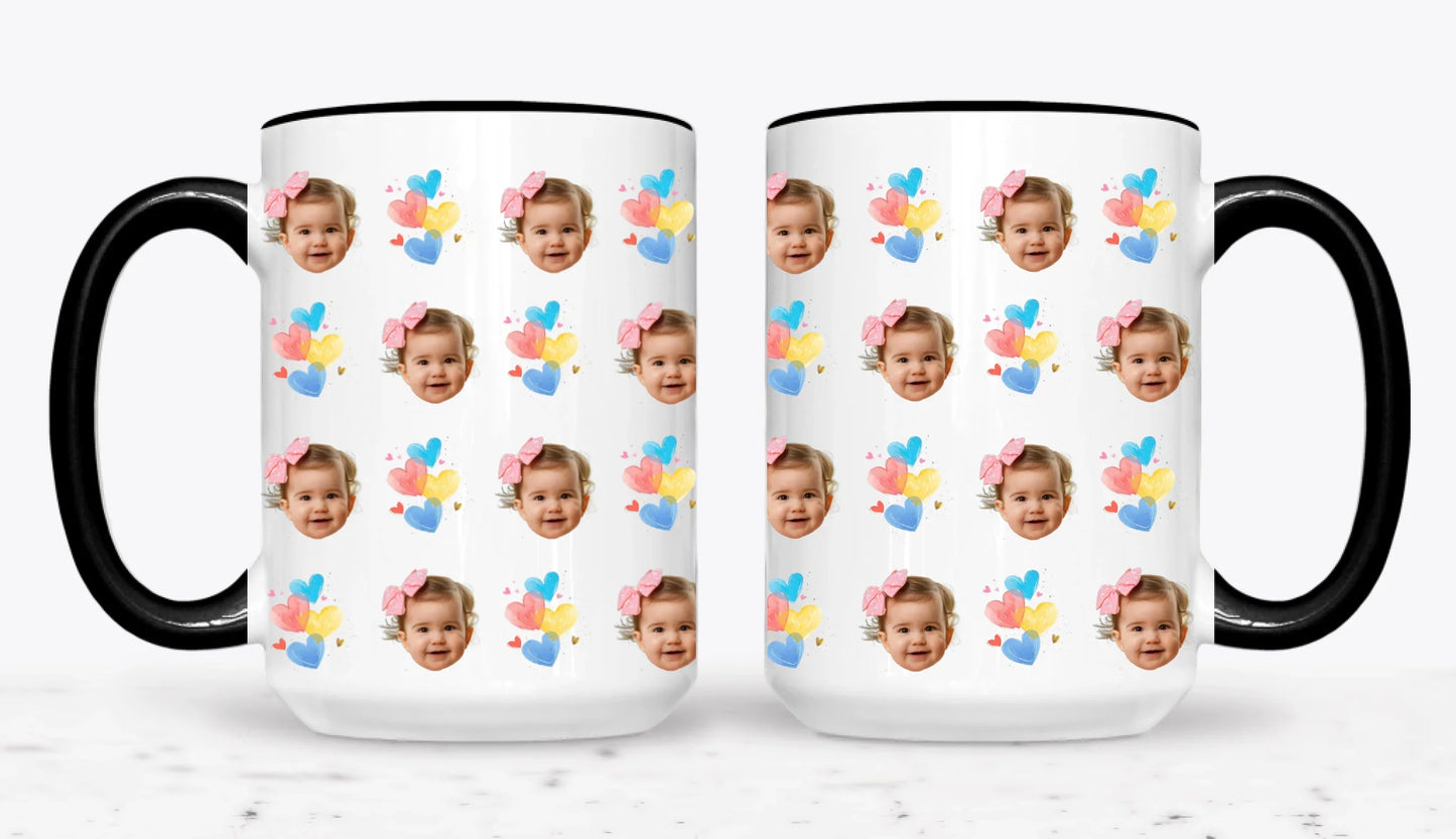 15oz  Black 2-Mug SM