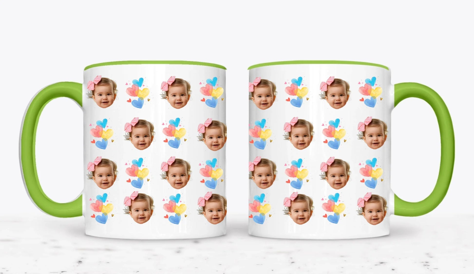 11oz Green 2-Mug