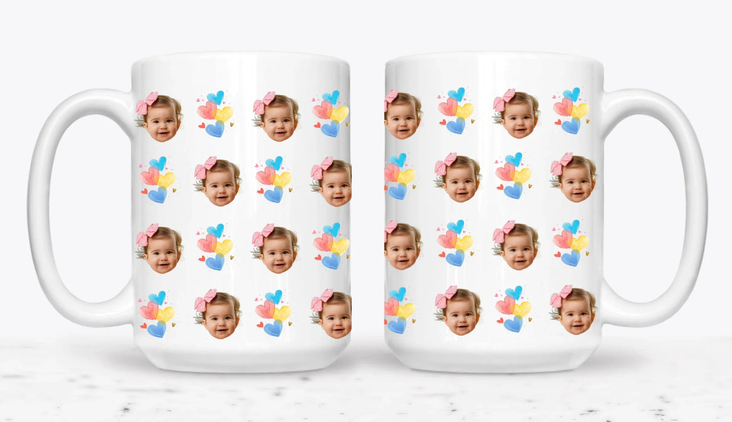 15oz White 2-Mug SM