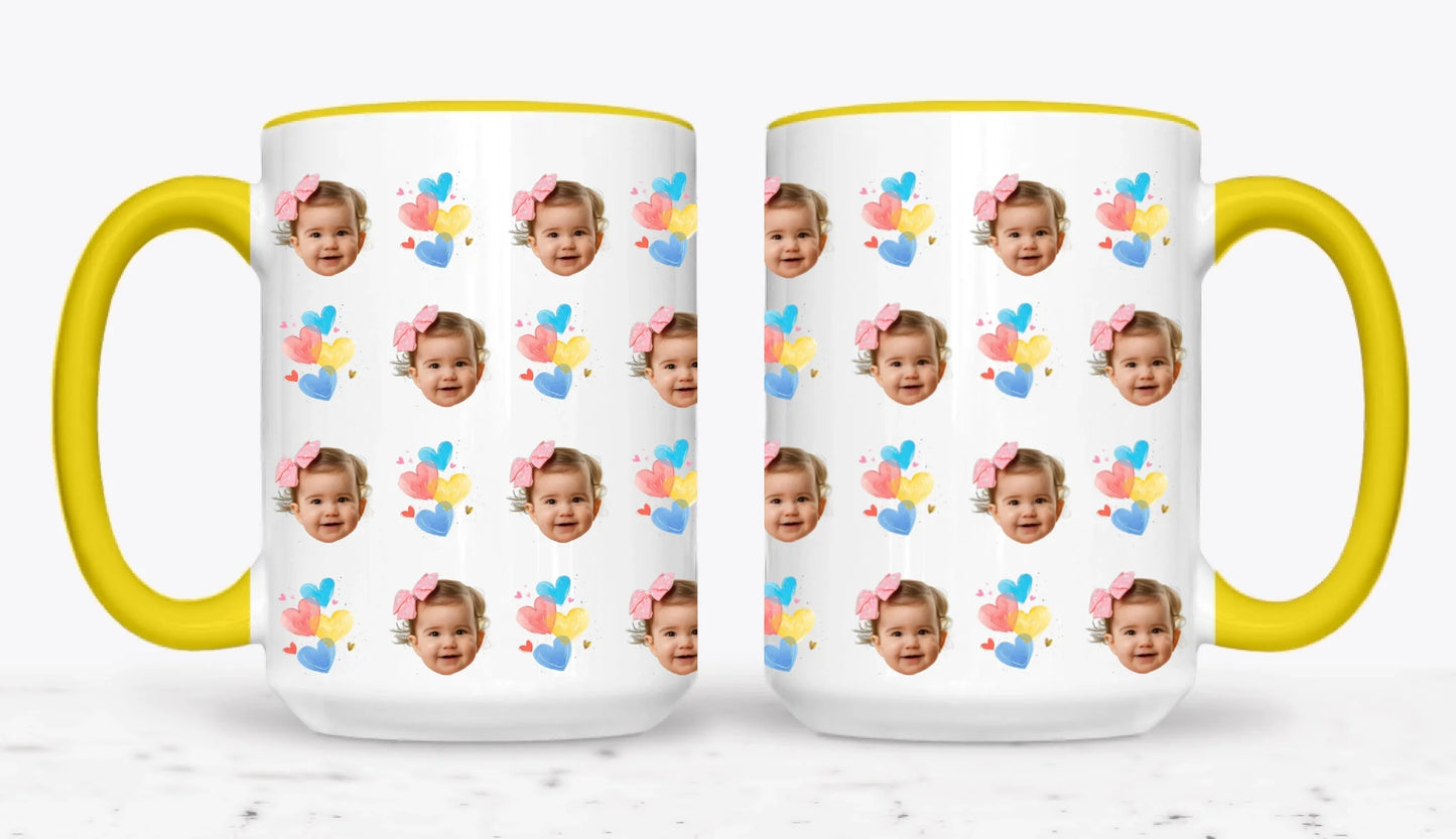 15oz  Yellow 2-Mug SM