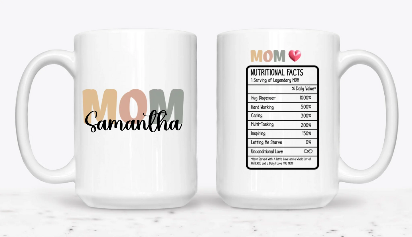 15oz White 2-Mug SM