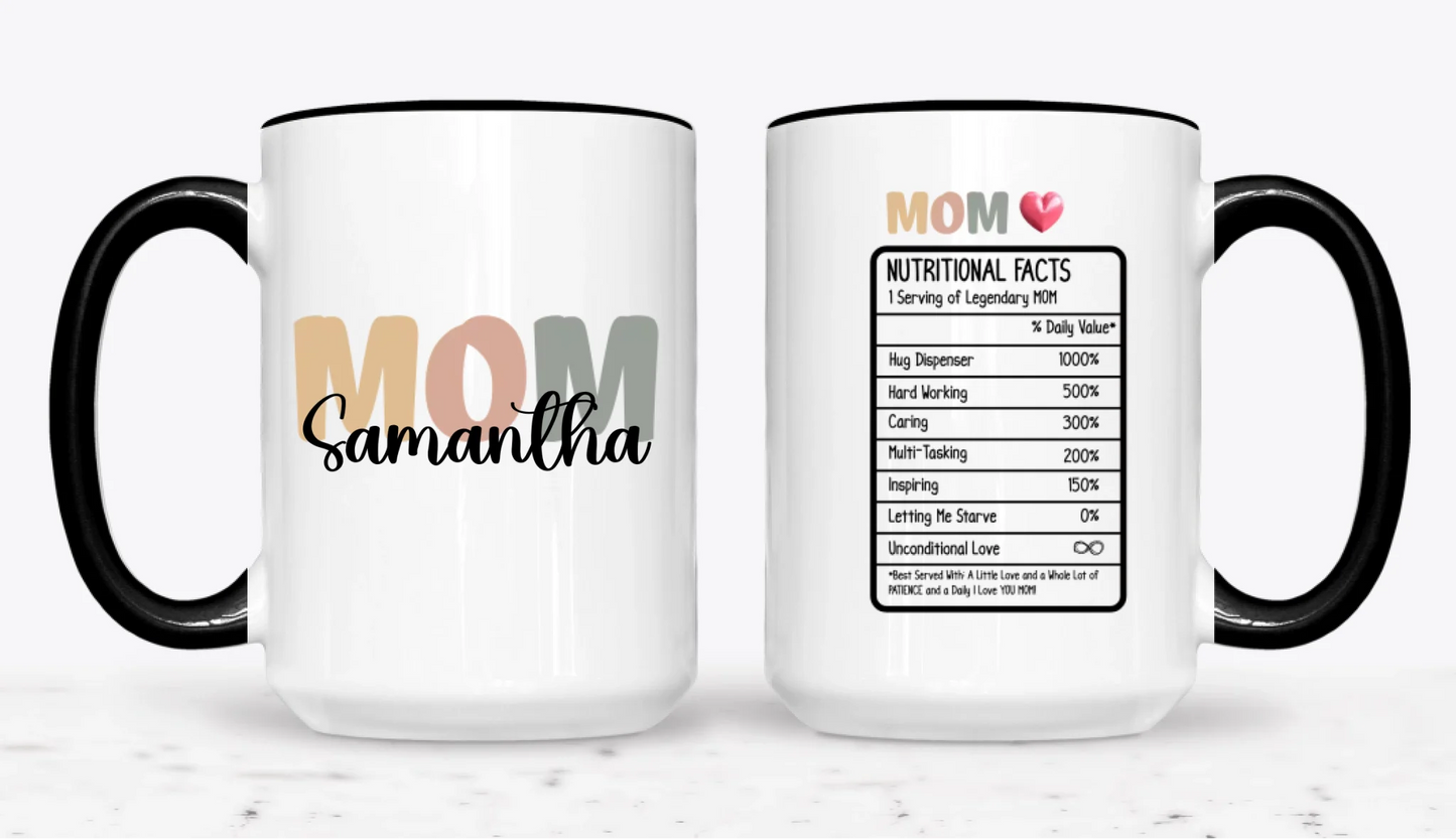 15oz  Black 2-Mug SM