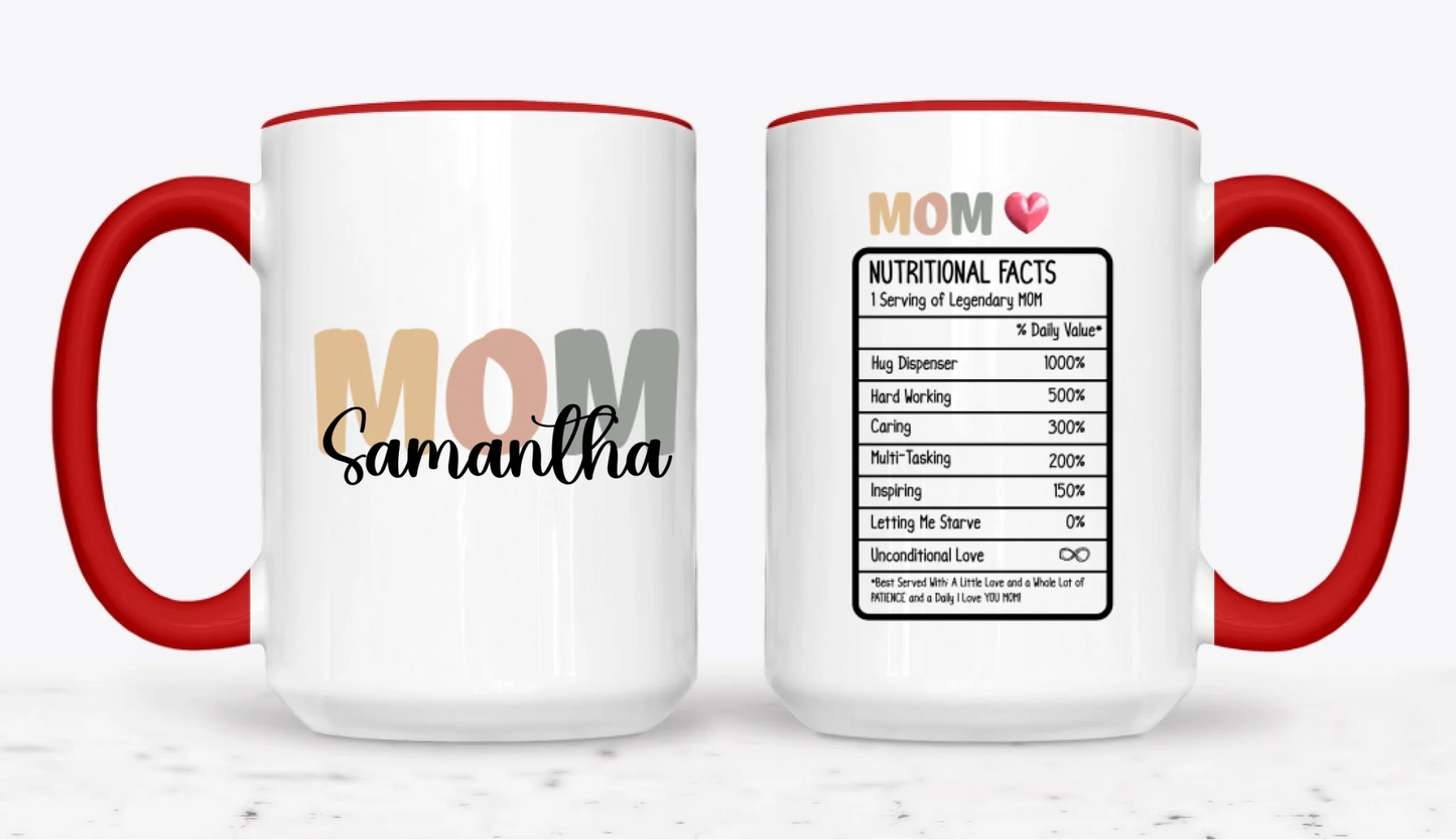 15oz  RED 2-Mug SM