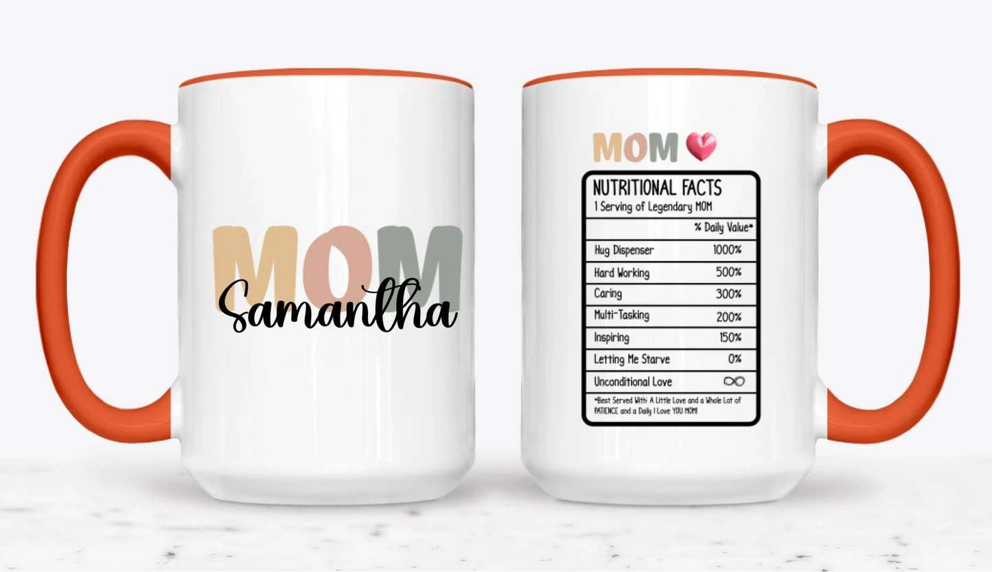 15oz Orange 2-Mug SM